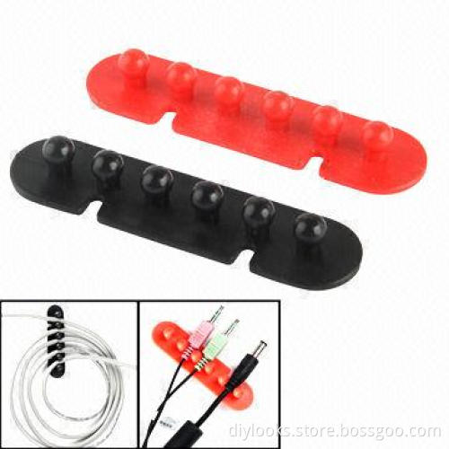 Practical CC-595 Plastic Wire Cable Adhesive Plug Holders, Pair, OEM Orders Welcomed